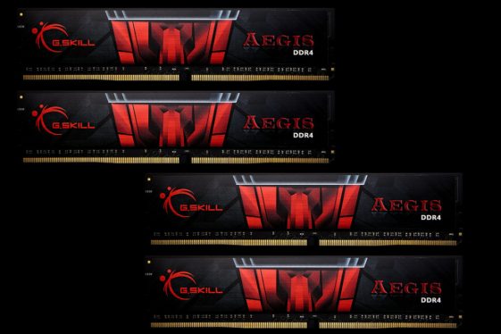 G.SKILL 64GB DDR4 3200MHz Kit(4x16GB) Aegis Black