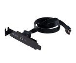   Akasa Low Profile PCI Bracket Cable with USB 3.1 Gen 2 Type-C