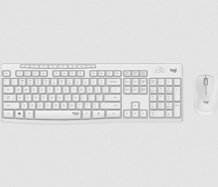 Logitech MK295 Silent wireless keyboard +mouse White HU