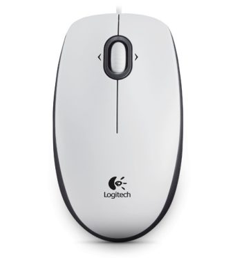 Logitech M100 Mouse White