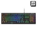   Sharkoon Skiller SGK30 RGB Blue Switch mechanical gaming keyboard Black US