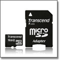 Transcend 2GB microSD Card + adapterrel