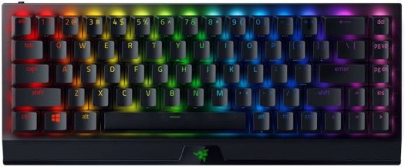 Razer BlackWidow V3 Mini HyperSpeed Yellow Switch Black US