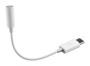   Cellularline Music Enabler adapter from USB-C connector to 3.5 mm jack White