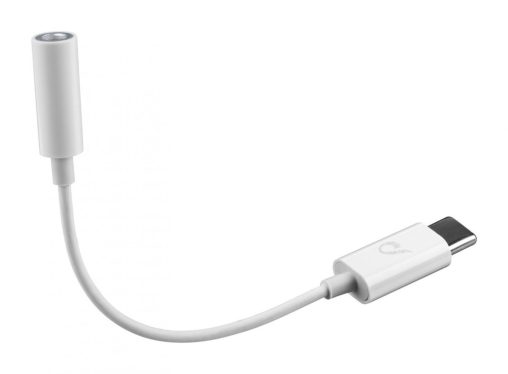 Cellularline Music Enabler adapter from USB-C connector to 3.5 mm jack White