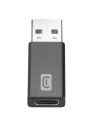   Cellularline USB to USB-C adapter for charging and data transfer, black