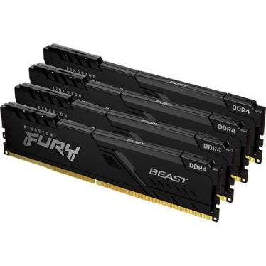 Kingston 32GB DDR4 3200MHz Kit(4x8GB) Fury Beast Black