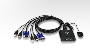 ATEN CS22U KVM Switch/kábel USB 2PC