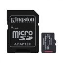  Kingston 16GB microSDHC Class 10 CL10 U3 V30 A1 Industrial + adapterrel