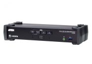   ATEN 4-Port USB 3.0 4K HDMI KVMP Switch with Audio Mixer Mode