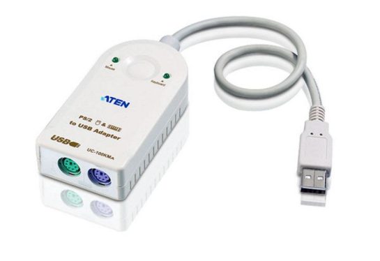 ATEN UC100KMA PS/2 to USB Adapter with Mac support (30cm) White ATEN UC100KMA PS/2 to USB Adapter with Mac support (30cm) White