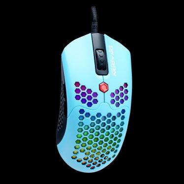 Dragon War Phoenix Honeycomb Gamer mouse Blue