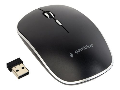 Gembird MUSW-4BS-01 Silent Wireless Optical Mouse Black Gembird MUSW-4BS-01 Silent Wireless Optical Mouse Black