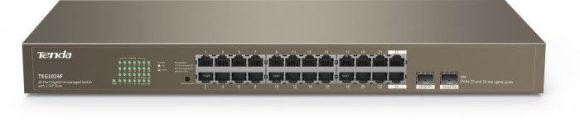 Tenda TEG1024F 24-Port Gigabit Unmanaged Switch with 2 SFP Slots