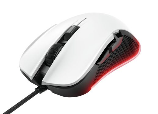 Trust GXT 922W YBAR Illuminated Gaming Mouse White