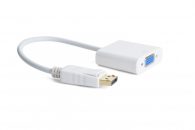 Gembird DisplayPort to VGA M/F adapter 0,2m White