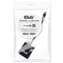   Club3D Mini DisplayPort 1.2 to HDMI 2.0 UHD Active Adapter Black