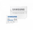   Samsung 64GB microSDXC Class10  U1 V10 PRO Endurance + adapterrel