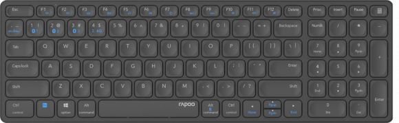 Rapoo E9700M Wireless Ultra-slim Keyboard Black HU