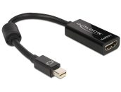   DeLock Adapter mini Displayport 1.1 male > HDMI female Passive Black