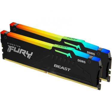 Kingston 64GB DDR5 4800MHz Kit(2x32) Fury Beast RGB Black