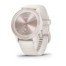   Garmin Vivomove Sport Rose Gold Aluminum Case with White Silicone Band