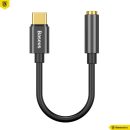 Baseus L54 USB-C - Mini Jack 3,5 mm Audioadapter 0,9m Black