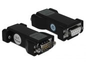   DeLock Converter 1x Serial RS-232 DB9 female to 1x Serial LVTTL / LVCMOS 3.3 V DB9 male with ESD protection 3 kV and extended temperature range