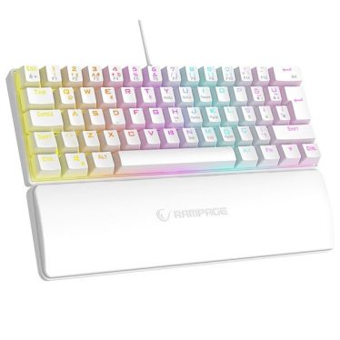 Rampage PLOWER K60 Mechanikus Gaming keyboard White US Rampage PLOWER K60 Mechanikus Gaming keyboard White US