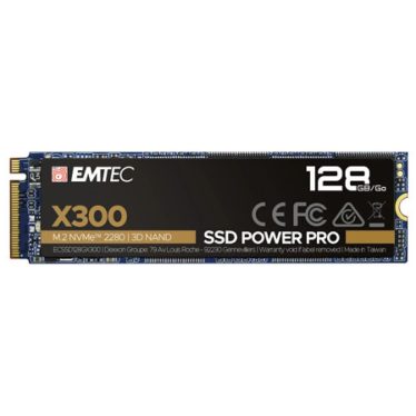 Emtec 128GB M.2 2280 NVMe X300 Power Pro