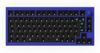   Keychron Q1 QMK Custom Mechanical RGB Keyboard Barebone ISO Knob Navy Blue UK