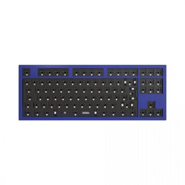 Keychron Q3 QMK Custom Mechanical RGB Keyboard Barebone ISO Navy Blue UK