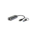   D-Link DUB-2315 USB-C to 2.5 Gigabit Ethernet Network Adapter with USB-A to USB-C Adapter