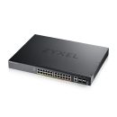  ZyXEL XGS2220-30HP 24-port GbE L3 Access PoE+ Switch with 6 10G Uplink (400 W)