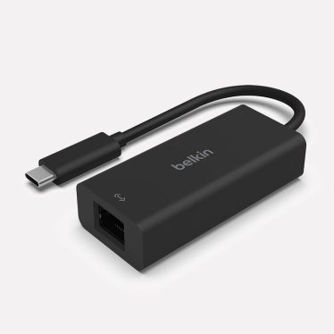 Belkin Connect USB-C to 2.5 Gb Ethernet Adapter Black Belkin Connect USB-C to 2.5 Gb Ethernet Adapter Black