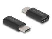   DeLock Adapter SuperSpeed USB 10 Gbps (USB 3.2 Gen 2) USB Type-C male to female port saver Black