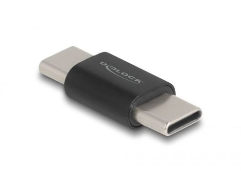 DeLock Adapter SuperSpeed USB 10 Gbps (USB 3.2 Gen 2) USB Type-C Gender Changer male to male Black DeLock Adapter SuperSpeed USB 10 Gbps (USB 3.2 Gen 2) USB Type-C Gender Changer male to male Black