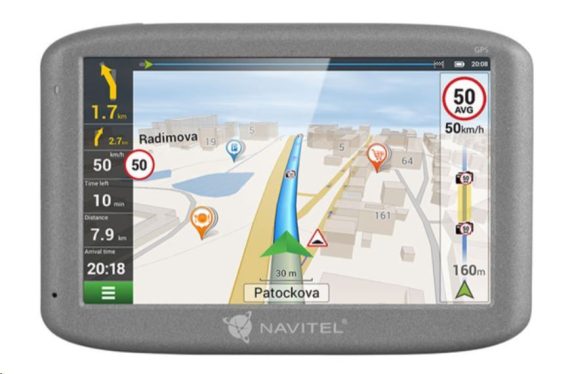 Navitel E501 5" 8GB 47 Ország Térképével