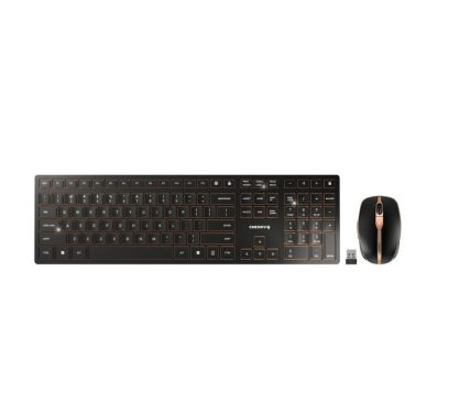 Cherry DW 9100 Slim wireless billentyűzet + egér Black US Cherry DW 9100 Slim wireless billentyűzet + egér Black US