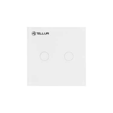 Tellur WiFi Switch 2 Port 1800W 10A White