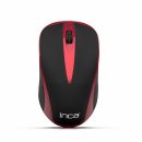 INCA IWM-221RSK Wireless mouse Black/Red