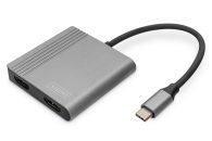   Digitus DA-70828 USB Type-C 4K 2-in-1 HDMI Graphics Adapter Space Grey