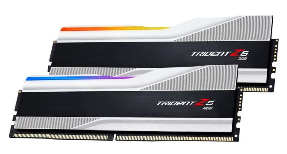 G.SKILL 48GB DDR5 7200MHz Kit(2x24GB) Trident Z5 RGB Metallic Silver