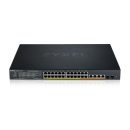   ZyXEL XMG1930-30HP 24-Port 2.5G Multi-Gig PoE++/PoE+ Lite-L3 Smart Managed Switch 700W with 6-port 10G Uplink (4 Copper/2 SFP+)