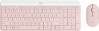   Logitech MK470 Slim Wireless Keyboard and Mouse Combo Rose US