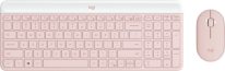   Logitech MK470 Slim Wireless Keyboard and Mouse Combo Rose US