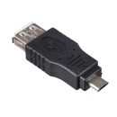 Akyga AK-AD-08 USB-AF/microUSB adapter Black