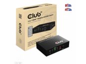 Club3D 3 to 1 HDMI 8K60Hz/4K120Hz Switch Black
