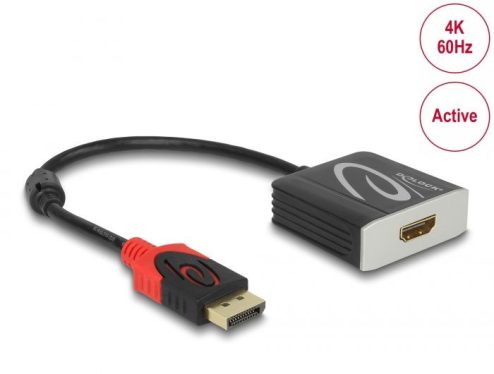 DeLock Active DisplayPort 1.4 to HDMI Adapter 4K 60 Hz (HDR) Black DeLock Active DisplayPort 1.4 to HDMI Adapter 4K 60 Hz (HDR) Black