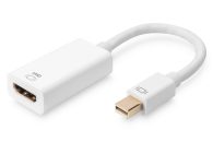   Digitus DisplayPort adapter cable mini DP - HDMI type A M/F 0,2m White